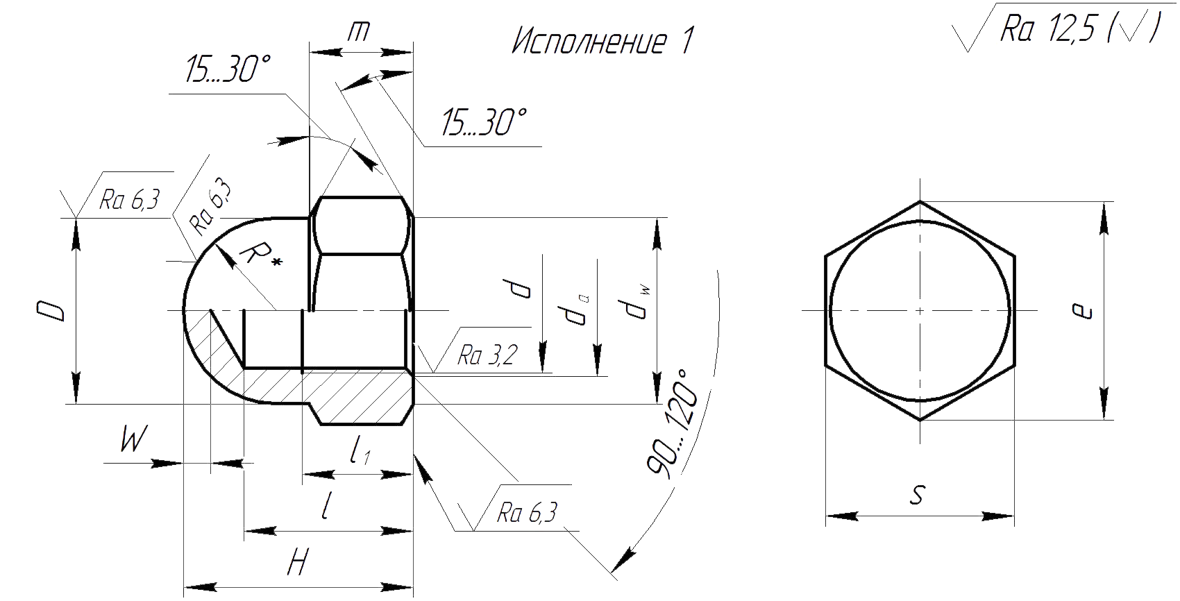 ГОСТ 11860-85 Гайки колпачковые