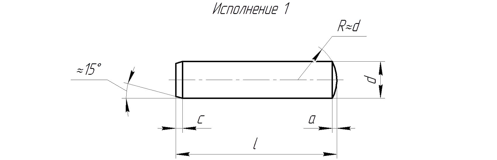 ГОСТ 3128-70 Штифты цилиндрические незакаленные